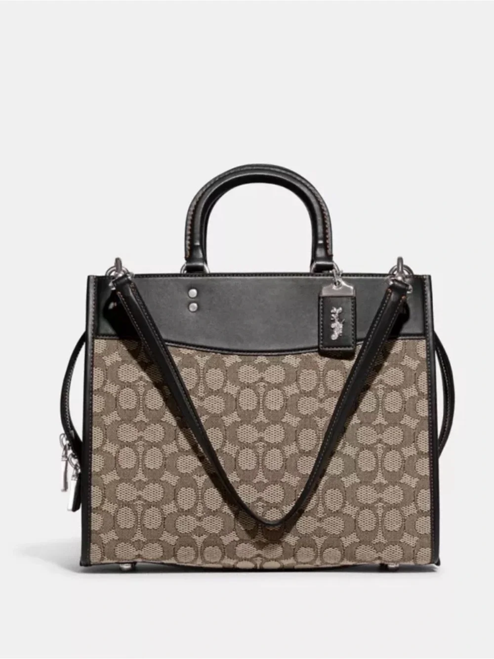 Coach Rogue in signature textured jacquard CF592 - Picture 2 of 16